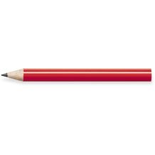 STAEDTLER Bleistift rund, halbe Länge (rot, Pantone 186) (Art.-Nr. CA371203)