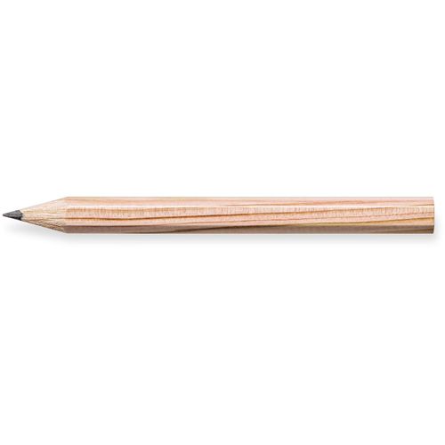 STAEDTLER Bleistift hexagonal, natur, halbe Länge (Art.-Nr. CA474105) - naturbelassener Bleistift aus zertifizie...