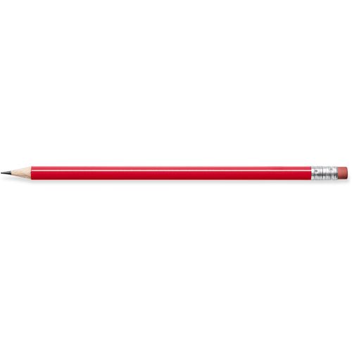 STAEDTLER Bleistift rund mit Radiertip (Art.-Nr. CA638948) - Bleistift aus zertifiziertem Holz,...