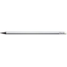 STAEDTLER Bleistift mit Radiertip, schwarz durchgefärbtes Holz (silber) (Art.-Nr. CA642112)