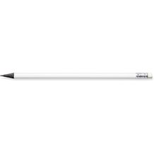 STAEDTLER Bleistift mit Radiertip, schwarz durchgefärbtes Holz (Weiss) (Art.-Nr. CA843378)