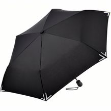 Mini-Taschenschirm Safebrella® LED-Lampe (schwarz) (Art.-Nr. CA135786)
