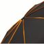 AOC-Oversize-Taschenschirm FARE®-Seam (schwarz-orange) (Art.-Nr. CA276731)
