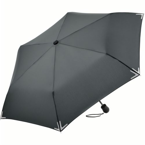 Mini-Taschenschirm Safebrella® LED-Lampe (Art.-Nr. CA529207) - Raffinierter Handöffner-Taschenschir...