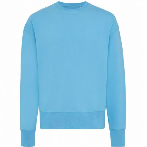 Iqoniq Kruger Relax-Rundhals-Sweater aus recycelt. Baumwolle (Art.-Nr. CA100535) - Unisex-Pullover mit Rundhalsausschnitt...