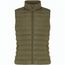 Iqoniq Meru Damen Bodywarmer aus recyceltem Polyester (khaki) (Art.-Nr. CA105306)