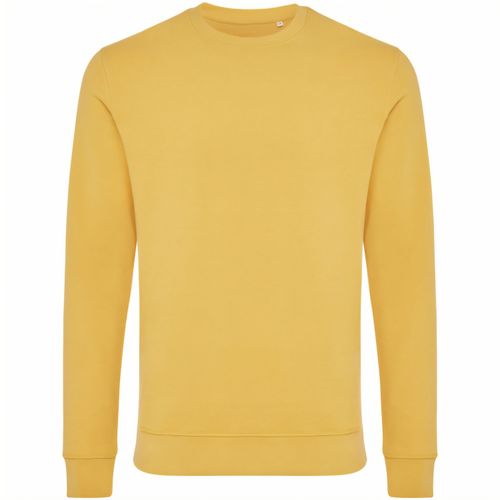 Iqoniq Zion Rundhals-Sweater aus recycelter Baumwolle (Art.-Nr. CA108541) - Unisex-Rund-Pullover in Classic-Fit...