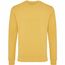 Iqoniq Zion Rundhals-Sweater aus recycelter Baumwolle (ochre yellow) (Art.-Nr. CA108541)