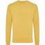 Iqoniq Zion Rundhals-Sweater aus recycelter Baumwolle (ochre yellow) (Art.-Nr. CA108541)