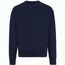 Iqoniq Kruger Relax-Rundhals-Sweater aus recycelt. Baumwolle (navy blau) (Art.-Nr. CA110136)