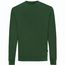 Iqoniq Zion Rundhals-Sweater aus recycelter Baumwolle (forest green) (Art.-Nr. CA117139)