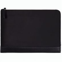 VINGA Marlow 14" Laptop Sleeve aus RCS recyceltem Polyester (Schwarz) (Art.-Nr. CA118146)