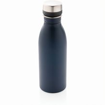 Deluxe Wasserflasche aus RCS recyceltem Stainless-Steel (navy blau) (Art.-Nr. CA118684)