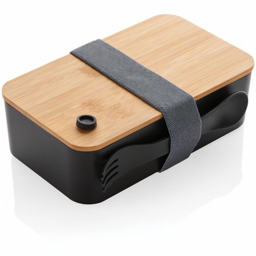 RCS RPP Lunchbox mit Bambusdeckel (Art.-Nr. CA118697) - Mit dieser RCS-zertifizierten Lunchbox...