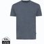 Iqoniq Manuel ungefärbtes T-Shirt aus recycelter Baumwolle (heather navy) (Art.-Nr. CA123414)