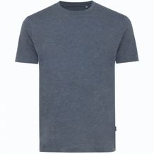 Iqoniq Manuel ungefärbtes T-Shirt aus recycelter Baumwolle (heather navy) (Art.-Nr. CA123414)