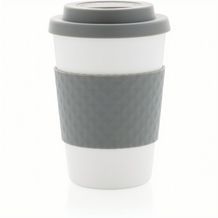 Wiederverwendbarer Kaffeebecher 270ml (Grau) (Art.-Nr. CA126583)