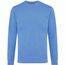 Iqoniq Denali ungefärbt. Rundhals-Sweater aus recycelter BW (heather blue) (Art.-Nr. CA128247)