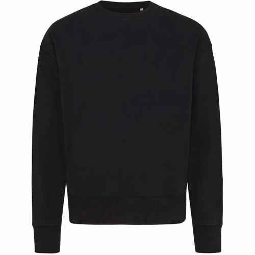 Iqoniq Kruger Relax-Rundhals-Sweater aus recycelt. Baumwolle (Art.-Nr. CA132766) - Unisex-Pullover mit Rundhalsausschnitt...