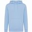 Iqoniq Rila Lightweight Hoodie aus recycelter Baumwolle (Sky blue) (Art.-Nr. CA135102)