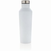 Moderne Vakuum-Flasche aus Stainless Steel (weiß) (Art.-Nr. CA139397)