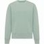 Iqoniq Kruger Relax-Rundhals-Sweater aus recycelt. Baumwolle (Iceberg green) (Art.-Nr. CA140499)