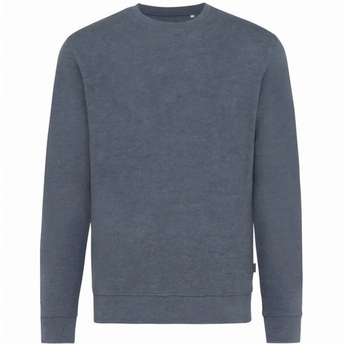 Iqoniq Denali ungefärbt. Rundhals-Sweater aus recycelter BW (Art.-Nr. CA141923) - Unisex-Pullover mit Rundhalsausschnitt...