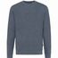 Iqoniq Denali ungefärbt. Rundhals-Sweater aus recycelter BW (heather navy) (Art.-Nr. CA141923)