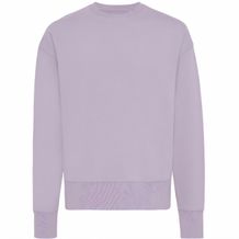 Iqoniq Kruger Relax-Rundhals-Sweater aus recycelt. Baumwolle (Lavender) (Art.-Nr. CA142601)
