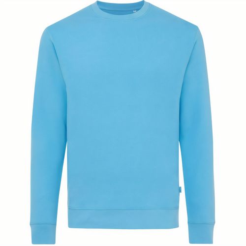 Iqoniq Zion Rundhals-Sweater aus recycelter Baumwolle (Art.-Nr. CA143381) - Unisex-Rund-Pullover in Classic-Fit...