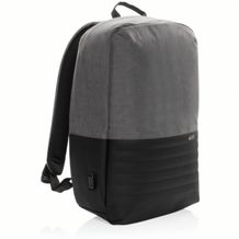 Swiss Peak AWARE Anti-Theft-RFID 15.6"-Laptop-Rucksack (Grau) (Art.-Nr. CA153704)