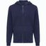 Iqoniq Abisko Zip-Kapuzenpullover aus recycelter Baumwolle (navy blau) (Art.-Nr. CA157676)