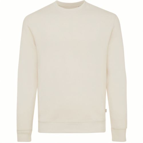 Iqoniq Denali ungefärbt. Rundhals-Sweater aus recycelter BW (Art.-Nr. CA159617) - Unisex-Pullover mit Rundhalsausschnitt...