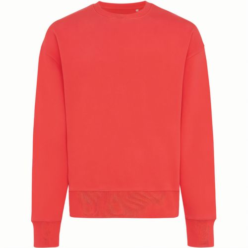 Iqoniq Kruger Relax-Rundhals-Sweater aus recycelt. Baumwolle (Art.-Nr. CA159663) - Unisex-Pullover mit Rundhalsausschnitt...