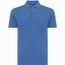 Iqoniq Yosemite Piqué-Poloshirt aus recycelter Baumwolle (heather blue) (Art.-Nr. CA170139)