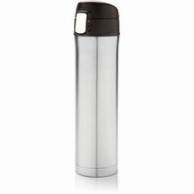 Easy Lock Vakuum-Flasche aus RCS recyceltem Stahl (silber) (Art.-Nr. CA174988)
