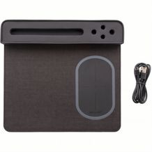 Air Mousepad mit 5W Wireless Charger und USB (Schwarz) (Art.-Nr. CA175925)