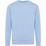 Iqoniq Etosha Lightweight Sweater aus recycelter Baumwolle (Sky blue) (Art.-Nr. CA181065)