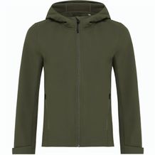 Iqoniq Makalu Damen Softshelljacke aus recyceltem Polyester (khaki) (Art.-Nr. CA181105)