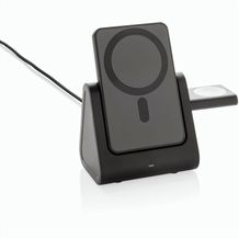 Powerbase 3-in-1-Charger aus RCS Kunststoff mit Powerbank (Schwarz) (Art.-Nr. CA203961)