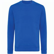Iqoniq Zion Rundhals-Sweater aus recycelter Baumwolle (königsblau) (Art.-Nr. CA211188)