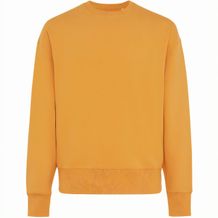 Iqoniq Kruger Relax-Rundhals-Sweater aus recycelt. Baumwolle (sundial orange) (Art.-Nr. CA214120)