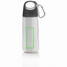 Bopp Mini-Trinkflasche mit Karabiner (weiß / anthrazit) (Art.-Nr. CA226154)