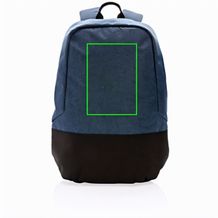 RFID Anti-Diebstahl-Rucksack, PVC-frei (blau / schwarz) (Art.-Nr. CA227087)