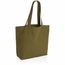 Impact Aware 240g/m² rcCanvas Shopper + Tasche, ungefärbt (grün) (Art.-Nr. CA228391)
