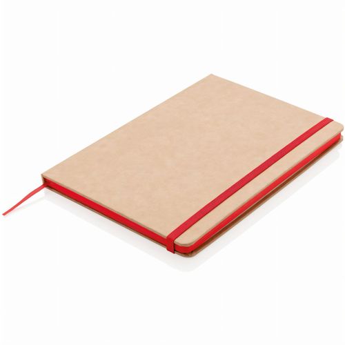Kraft A5 Notizbuch (Art.-Nr. CA230690) - Notizbuch mit recyceltem Papier ( 72...