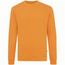 Iqoniq Zion Rundhals-Sweater aus recycelter Baumwolle (sundial orange) (Art.-Nr. CA236463)