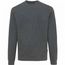 Iqoniq Denali ungefärbt. Rundhals-Sweater aus recycelter BW (ungefärbtes Anthrazit) (Art.-Nr. CA239085)
