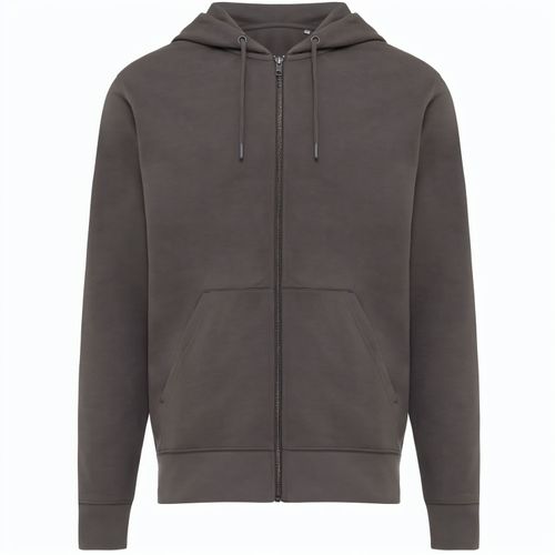 Iqoniq Abisko Zip-Kapuzenpullover aus recycelter Baumwolle (Art.-Nr. CA245159) - Unisex-Kapuzenpulli mit Modern-Fit...