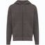 Iqoniq Abisko Zip-Kapuzenpullover aus recycelter Baumwolle (anthrazit) (Art.-Nr. CA245159)